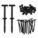 STHIRA 50Pcs Nailonas T tipo stumti Mount kabelis pirštai automobilių plokštės