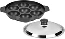 Tosaa Ne Stick 7 Cavity Appam Patra su Nerūdijančio plieno laikiklis