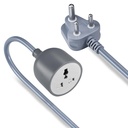 FOLY 5m Long 10AWG sunkiųjų Duty Vyras Moteris Power Extension Cord už vidaus ir lauko, 2500W didelės galios išėjimas, 3-Pin Plug, Power Cord vielos Extender Power Cable prietaisai, Elektronika & Home