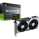 MSI GeForce RTX 5060 8G Ventus 2X OC Graphic Card - NVIDIA GeForce RTX 5060 GPU, 8GB GDDDR7 128 bitų atmintis, 28 Gbps, PCI Express generolas 5 x16 sąsaja, Upto 2527 MHz, TORX Fan 5.0