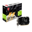 MSI GeForce GT 730 ddr3 _ sdram pci _ e _ x4 4GB Graphics Card - 4GB DDR3, PCI Express 2.0, DVI- D x1, D- SUB x1, HDMI 1,4a x1 (N730K- 4GD3 / OCV1)