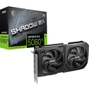 MSI GeForce RTX 5060 Ti 16G Shadow 2X OC Plus Graphic Card - NVIDIA GeForce RTX 5060 Ti GPU, 16GB GDDDR7 128 bitų atmintis, 28 Gbps, PCI Express Gen 5 x16 sąsaja, Upto 2602 MHz, STORMFORCE Fan
