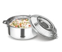 Milton Galaxia 1000 izoliuotas Nerūdijančio plieno troškintuvas, 1.2 L, Izoliuotas Terminis Tarnavimas Bowl, Saugoja Maisto Karšta & Šalta ilgai Valandų, Maisto kokybės, Elegantiškas Karštas Pot Maisto Šildytuvas / Cooler, Sidabras