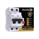 Sturlite Titan Shield 32A Double Pole MCB| Overload & Surge Protection| 10-Year Warranty| Durable Polycarbonate Housing| C-Curve Tripping| 32A Breaking Capacity