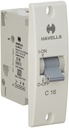 Havells DHMMNCSPA016 PVC Plastikiniai 16A SP C Mini MCB (Balta)