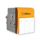 EMBOX 3 Prisegti Multi Plug adapteris su individualiu perjungikliu 3 Pin Plug Lizdas saugos užraktas Spike Buster Saugomas adapteris 3 Way Plug pratęsimas Home Office Travel- 5A- 250V, pakuotėje 1 oranžinė