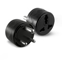 MX 3 Prisegti Universalus Conversion Plug Adapter Pack of 2, 180 ° Sukami Multi Plug Socket Converter, Compact Travel Power Adapter for Home & Office, Suderinama su Indijos & Tarptautinės Slugs