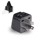 Orei Indija į Australiją Plug, Naujoji Zelandija & Kinija & Daugiau - Tipas I - 2 in 1 - Puikiai tinka Laptop, Kamera USB įkroviklis ir daugiau - Ce Sertifikuotas - Rohs Compliant - Juoda - 5 metų garantija