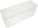 Zerodeko Transparent Plastic Bread Box for Refrigerator Multi Function Household Storage Container Dustproof and Odor Loaf Keeper for Kitchen Bakery Shop Use Medium