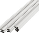 M-D Building Products 47006 White Vinyl with Magnetic Strip Top and Sides Door Seal Kit for Steel Doors