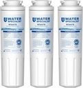 Waterspecialist UKF8001 Water Filter, Replacement for EveryDrop Filter 4, Whirlpool EDR4RXD1, 4396395, Wrx735sdbm00, Mfi2570fez Msd2651heb, Krfc300ess01, Pack of 3