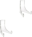 2pcs Acrylic Plate Display Rack Elegant Stand for Home Mall Lightweight Organizer for Plates Items for Showcases Countertops