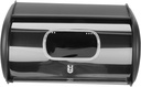 Stainless Steel Bread Box with Wide Base Multi Function Bread Container for Kitchen Counter Snacks and More