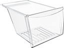 HECASA 240337103 240337102 Refrigerator Crisper Drawer Pan Replacement For 240337105 240337107 240337108 240337109 Refrigerator Pan Shelf Replacement only Plastic (Clear)