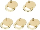 DOITOOL 5pcs Door Viewer Privacy Cover Peephole Protector Rotating Design Easy Installation Home Security for Apartments Hotels and Offices