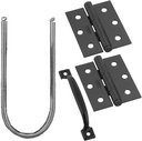 National Hardware N107-409 V90 Screen and Storm Door Set in Black