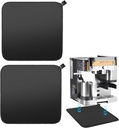 2 PCS Sliding Mat for Ninja Luxe Cafe Machine ES601 With Hanging Strap,Smooth Glide with Anti-Slip Base,Perfect Accessories for Ninja Espresso Coffee Machine ES701,Black