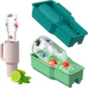 Tumbler Ice Mold for Stanley Cup 30-40 oz - Silicone Cylinder Ice Mold with Lid, Easy Fill and Release Ice Maker for Ice Drink, Juice, Whiskey, Cocktail, Coffee, Summer Gifts