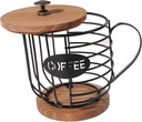 Practical Coffee Capsules Storage Basket Home Desktop Storage Basket Coffee Rack Organizer