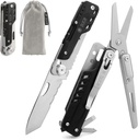 outdoor multifunctional folding tool, tungsten steel car escape window breaker, outdoor camping tool, emergency rescue