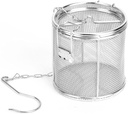 Spice Filter, Stainless Steel Wire Mesh Design Tea Strainer Soup Seasonings Seperation Basket Filter for Home Kitchen