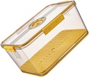 ABOOFAN Fridge Storage Case Refrigerator Storage Fruit Box Bread Container Box Lid