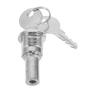Angoily 1 Set of Metal Replacement for Vending Machine, Tubular Assembly, Silver Candy Dispenser Lock, 2.63 x 0.86 Inch
