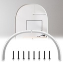 2 Pcs Rounded Doorway Arch Kit DIY Interior Doorway Precurved Drywall Full Half Circle Top Round Arch Kit 10 3/4 in for Livingroom