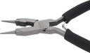 The Beadsmith 4-in-1 Multifunctional Pliers - All-Purpose Jewelry Making Tool w/Cushion Grip, 5”, Create Loops, Cut and Flatten Wire, Close Jump Rings