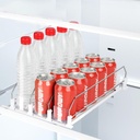 Drink Organizer for Fridge,Soda Can Organizer,Drink Dispenser for Fridge,Refrigerator Organizers and Storage Water Bottle Organizer,Holds up to 15 Cans,3 Row