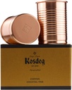 Copper Cocktail Tins Set of 2 12oz - Chosen By Professional Bartenders - Bean Tin Design - Perfect Copper Mug Bar Set for Better Drinks - Ice Cold In Seconds…
