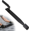 17" Shingle Slater Ripper with Claw Nail Puller End, High Quality Metal Roof Shingle Removal Tool with Bow-Type Rubbe Handles, Roofing Tools Roof Shingle Nail Puller