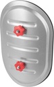 Vent Systems 16" Inch Round Duct Access Door with Rubber Gasket - Galvanized Steel Ducting Cover with Airtight Seal - Duct Opening Maintenance Access Door - Duct Seal with EPDM Gasket/Knob