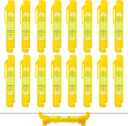 16 Pcs Hanging Bubble Line String Level Tools, Mini Spirit Level for Building Trades, Bricklaying, Tiling, Engineering, Surveying, Metalworking and Measuring