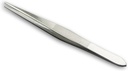 HURON Precision Tweezers, Straight, 4.7 in (1/3/10 pc) (1 pc)