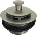 Kingston Brass DLL208 Lift and Lock Bath Tub Drain, Brushed Nickel