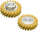 (2/Pack) W10112253 Mixer Worm Gear Compatible with Whirlpool & KitchenAid Mixers Gear Replace Parts 4162897 4169830 AP4295669 PS11748374 4161531 WPW10112253