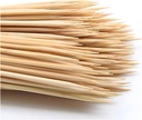 200PCS 12 inch Bamboo Skewers for Wooden Sticks， BBQ，Appetiser，Fruit，Cocktail，Kabob，Chocolate Fountain，Grilling，Kitchen，Crafting and Party. Φ=3mm, More Size Choices 6"/8"/10"/12"/36"