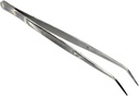 HTS 171C6 6.25" Curved Stainless Steel College Tweezers
