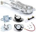 【2025 Upgraded】8544771 wp8544771 Dryer Heating Element 279973 3392519 Thermal Fuse 279816 Thermostat Cut Off Compatible With whirlpool,maytag,kenmore by AMI PARTS