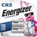 Energizer CR2 Lithium Batteries (2 Pack), 3V Photo Batteries