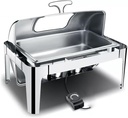 Hot Pot flip-top Tabletop Buffet Machine Electric Buffet Machine Two Heating Methods Electric/with Visual Window Capacity,A-Electric