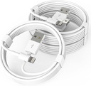 iPhone Charger [Apple MFi Certified] 3Pack 3.3FT Lightning to USB Charging Cord Car iPhone Carplay Cable Compatible iPhone 14 13 12 11 Pro Max XR XS X 8 7 6 Plus SE iPad and More