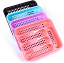 Tableware Sorting Box Drain Plate for Tableware Heavy Duty Storage Rack Material Random Color