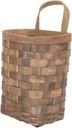 Hanging Storage Basket Wall-mounted Woven Basket Kitchen Organization Storage