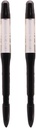 Sustee Aquameter - Small - Black - Bundle of 2 - Leave-in Soil Moisture Meter for Potted Plants - Plant Water Sensor - Refillable