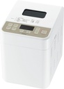 TWINBIRD home bakery: Automatic tool holder feature with home bakery (0.5 / 0.8 / 1 loaf) White PY-E731W