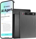 Mobvoi TicNote AI Voice Recorder 64GB Memory Note Recorder w/Case App Control 120+ Languages Transcribe Summarize with AI Shadow Digital Audio Recorder for Phone Calls Lectures Meetings Interviews