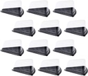 UPKOCH 100pcs Triangle Dessert Cake Box Transparent Lid Mousse and Cupcake Carrier for and Display for Treats and