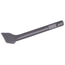 CS Unitec Square Shank Chisel with Cranked End - 3/8" W x 7" L - for Pneumatic Scalers and Chipping Hammers (704.2105)